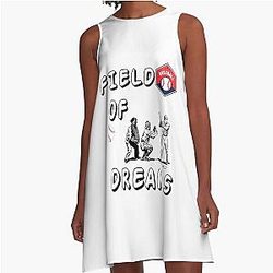 divertente regali campo di sogni regalo per i fan di musica A-Line vestito