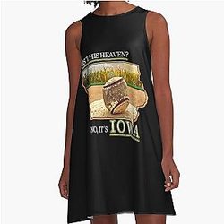 Regali Women Field Of Dreams Premium Grafica per Fans A-Line Dress