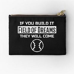 Si vous le construisez, ils viendront field of dreams Pochette à fermeture éclair