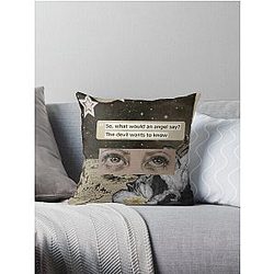 Fiona Apple - Criminal Collage Throw Pillow