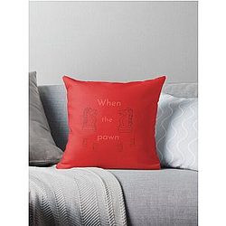 when the pawn fiona apple Throw Pillow