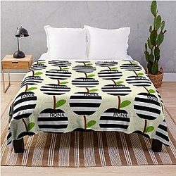 Fiona Apple Criminal , Fan Art , Black and White  Throw Blanket