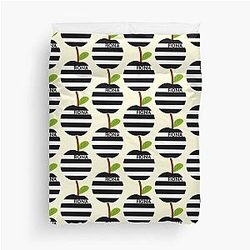 Fiona Apple Criminal , Fan Art , Black and White  Duvet Cover