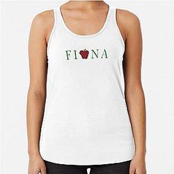 Fiona Apple Name Art Racerback Tank Top
