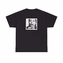 Black and White DTNK1504 Fiona Apple T-Shirts