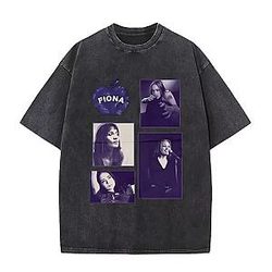 Retro PTTT0709 Washed  Fiona Apple T-Shirts