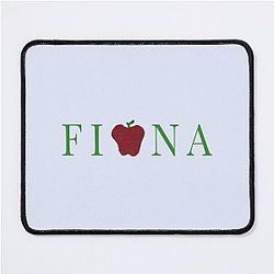 Fiona Apple Name Art Mouse Pad