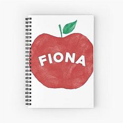 fiona apple sticker shirt merch apple decal  Spiral Notebook