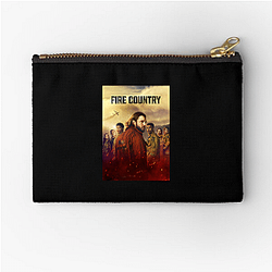 Small Town Struggles Fire Country Zipper Pouches