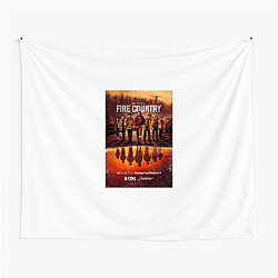 Flames of Redemption Fire Country Tapestries