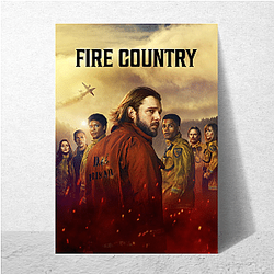 Small Town Struggles Fire Country Posters