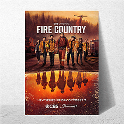 Flames of Redemption Fire Country Posters