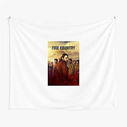 Small Town Struggles Fire Country Tapestries