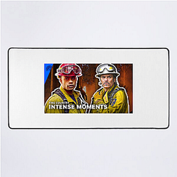 Rural Drama Fire Country Mouse Pads