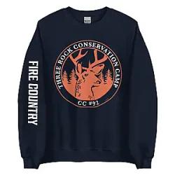 Three Rock Conservation DTNK2909 Fire Country Sweatshirts