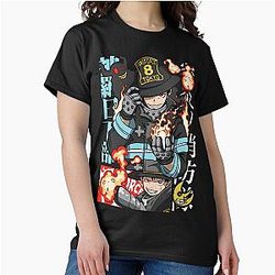Fire Force T-shirt - Shinra fire force Classic T-Shirt