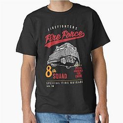Fire Force T-shirt  - enen no shouboutai 8th squad Classic T-Shirt