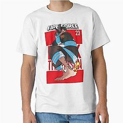 Fire Force T-shirt - The Devil's Footprints : Shinra Kusakabe Classic T-Shirt