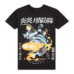 Arthur & Shinra PTTT2304 Fire Force T-Shirt