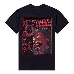Shinra Haumea Lineart PTTT2304 Fire Force T-Shirt