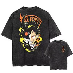 Wash Anime PTTT219  Fire Force T-Shirt