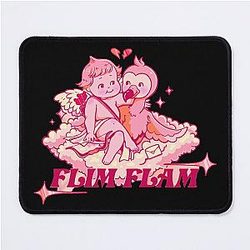 Cupid Flamingo Flim Flam Mouse Pad