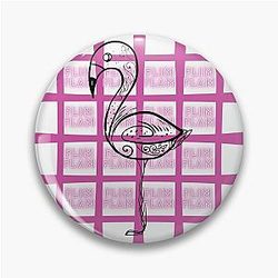 FLIM FLAM Retro FLAMINGO Pin