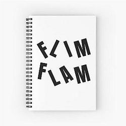 Flim Flam Flim Flam Spiral Notebook