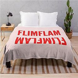 Flim Flam Flim Flam Throw Blanket