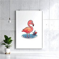 Flamingo - Focus on Roblox Roleplay Games Flamingo Posters