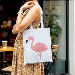 Flamingo - Family Friendly but Chaotic Humor Flamingo Bags