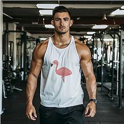Flamingo - Family Friendly but Chaotic Humor Flamingo Tank Tops