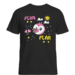 Flamingo LA 2101 T-shirts - Famous for standing on one leg Flamingo T-Shirts