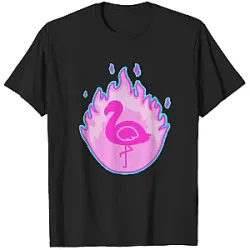 Burning Flam PTTT2105  Flamingo T-Shirts