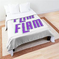 Flamingo Flim Flam Kids Funny Comforter