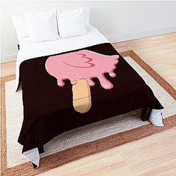Flamingo Flim Flam Popsicle Classic Essential . Comforter