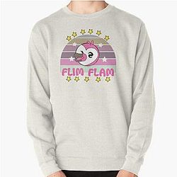 Flim flam flamingo Pullover Sweatshirt