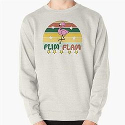 Flim flam flamingo Pullover Sweatshirt