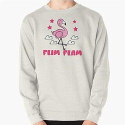 Flim flam flamingo Pullover Sweatshirt