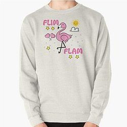  Flim flam flamingo Pullover Sweatshirt
