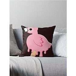 Flamingo Flim Flam Popsicle Classic Essential . Throw Pillow