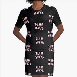 Flim Flam Flim Flam Graphic T-Shirt Dress