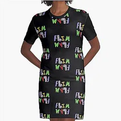 Flim Flam Flim Flam Graphic T-Shirt Dress
