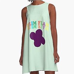 Flim Flam Flim Flam A-Line Dress