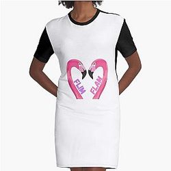 Flim Flam Flim Flam Graphic T-Shirt Dress