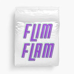 Flamingo Flim Flam Kids Funny Duvet Cover