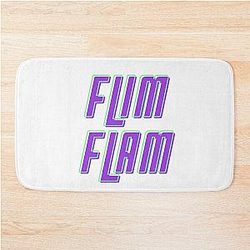 Flamingo Flim Flam Kids Funny Bath Mat