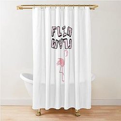Flamingo Flim Flam Flim Flam Shower Curtain