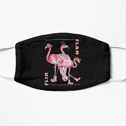 Flim Flam Flamingo Family Design Flat Mask