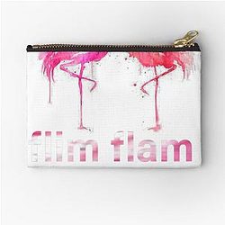 Flim Flam _ funny gift T-Shirt Zipper Pouch